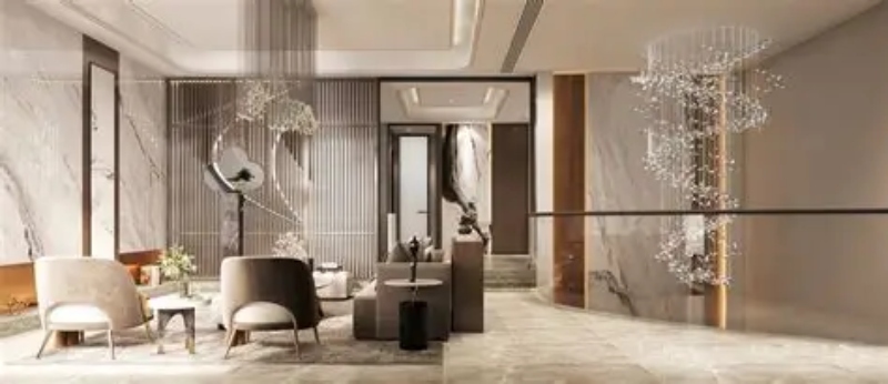 中式轻奢居家案例:高端水晶帘子珠呈现东方与现代融合(图3) 中式轻奢居家案例:高端水晶帘子珠呈现东方与现代融合(图3)