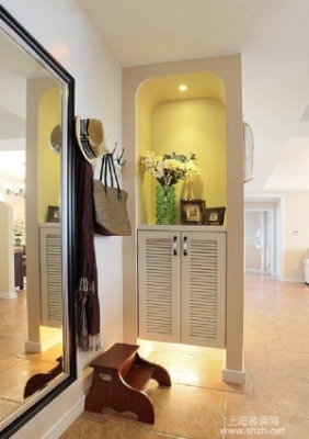 玄关柜只是多做几个镂空,漂亮指数提升十倍(图3) 玄关柜只是多做几个镂空,漂亮指数提升十倍(图3)