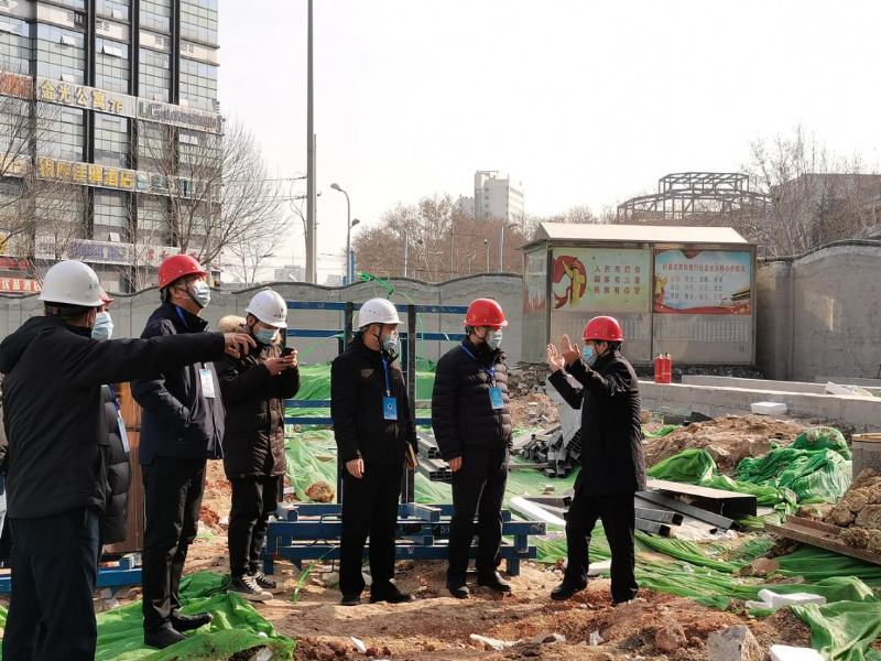 公司加大检查力度 确保安全文明施工(图1)