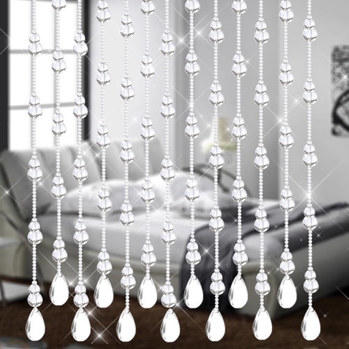 水晶帘子珠窗帘如何提升家居格调？诀窍全在这！(图2)