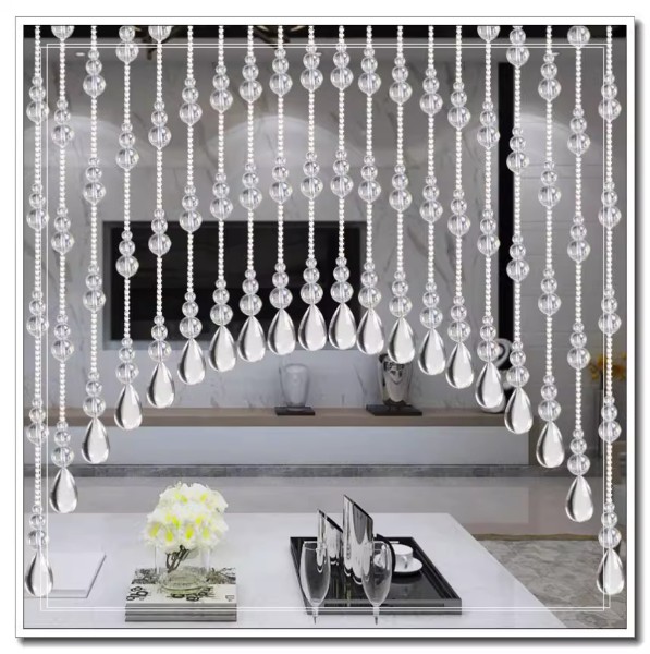 灵泉装饰设计案例 - 高端水晶珠帘空间定制与家居美学呈现(图3) 灵泉装饰设计案例 - 高端水晶珠帘空间定制与家居美学呈现(图3)