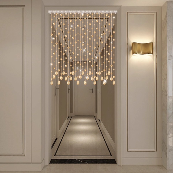 【如何运用水晶帘子珠、窗帘打造奢华空间】(图3) 【如何运用水晶帘子珠、窗帘打造奢华空间】(图3)